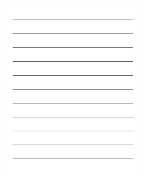 Wide Lined Paper For Kindergarten Printable Lined Paper Writing