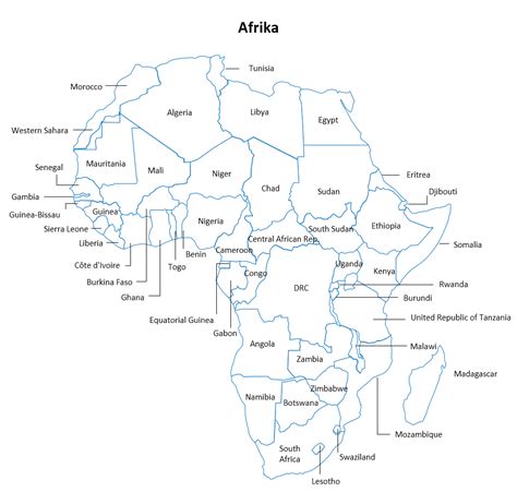Detail Peta Benua Afrika Lengkap Koleksi Nomer 23