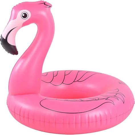 Sand Play Water Fun Giant Inflatable Flamingo Pool Float Party Pool Tube With Fast Valves Summer