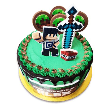 Minecraft Cake Png
