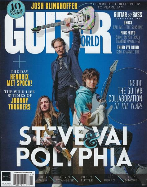 Guitar World Magazine 12 Steve Vai And Polyphia December 2022