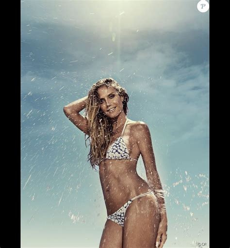 Heidi Klum Ans Aussi Canon En Bikini Qu En Lingerie Purepeople