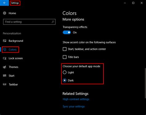 How To Enable Or Disable Dark Mode In Windows 10 Step By Step Images