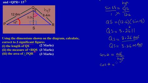 There is no need to go into your exam unprepared. CSEC CXC Maths Past Paper Question 5b(ii) May 2011 Exam ...