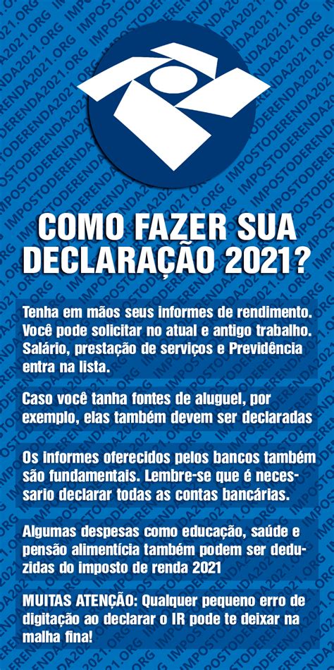 Respostas para as principais dúvidas. IMPOSTO DE RENDA 2021 → Tabela, Declaração IRPF 2021 JÁ!!!