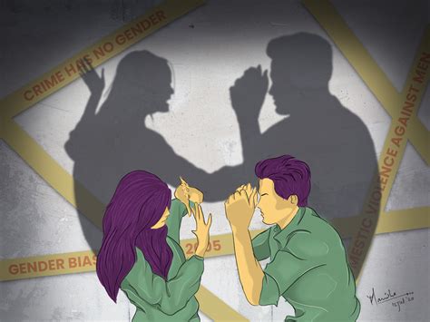 Crime Has No Gender Domestic Violence Against Men On Behance