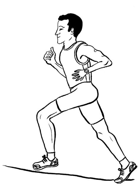 How To Draw A Person Running In A While You Will Figure Out How To