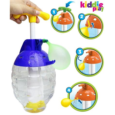 Kiddie Play Water Balloons For Kids With Filler Pump 500 Balloons