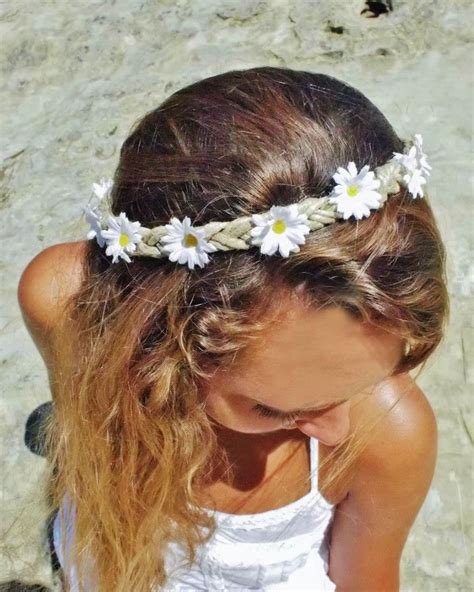 Pin By Susan Mcmaster On Hair Accessories Boho Flower Crown Hippie