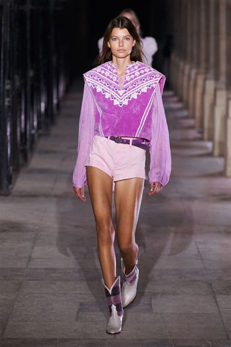 isabel marant spring 2021 ready to wear collection runway looks beauty models and reviews