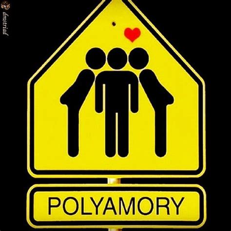 Polyamorous Relationship Throuple Art Polyamorous Couple Committed To