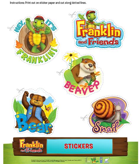 Extrasstickers Franklin And Friends