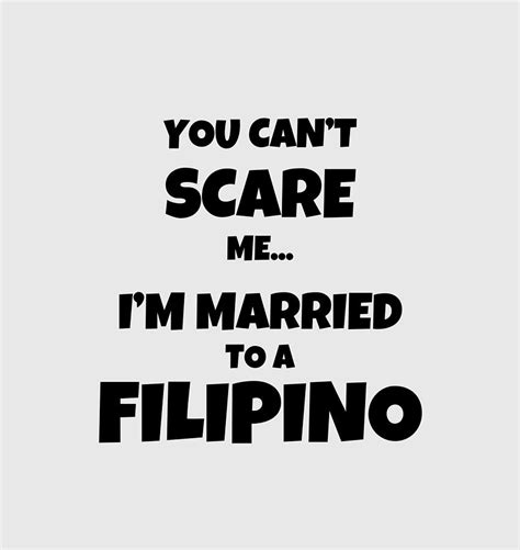 Filipino Husband Wife Married Couple Funny T Idea Digital Art By