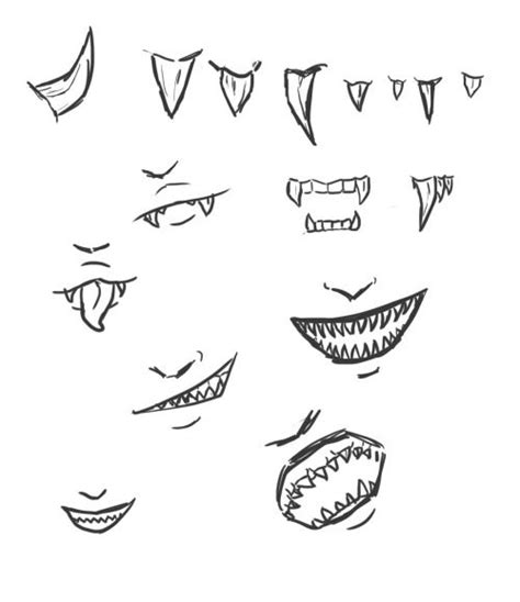 Sharp Teeth Drawing Mouth Drawing Smile Drawing Lips Drawing