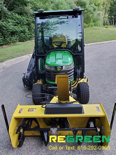 2015 John Deere X758 4x4 Diesel Garden Tractor And Attachments Package