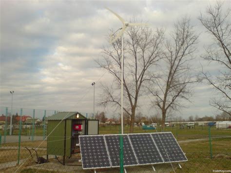 500w Hybrid Wind Solar Power Generator For Home