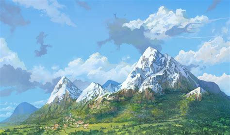 35 Fantastic Illustrations Of Fantasy Landscapes | Web & Graphic Design | Bashooka