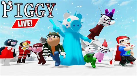 🔴new Roblox Piggy Winter Event And Christmas Challenges Live New Map