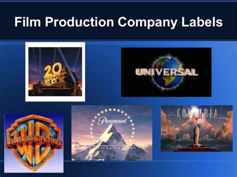 Nowadays, the film industry is one of the biggest industries in the world. Film logos