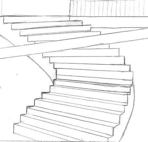 Spiral Stair Perspective By Technochronic On Deviantart