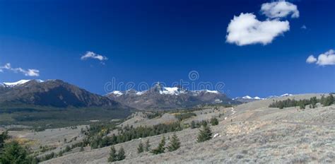 Pilot And Index Peak In The Beartooth Mountains Stock Image Image Of