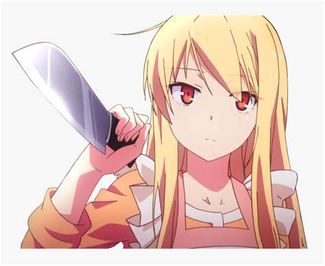 Kawaii Anime Girl With Knife Anime Wallpaper Hd