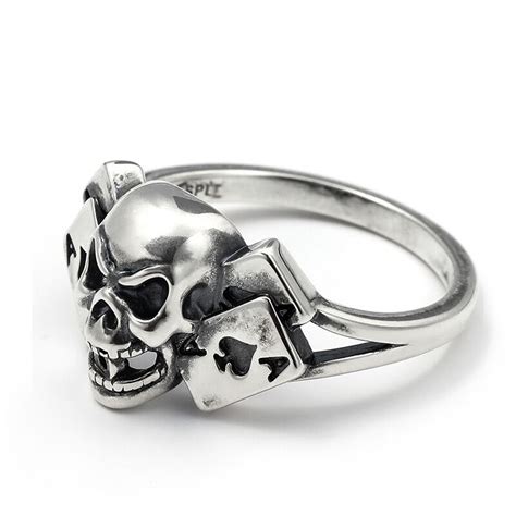 Jeulia Skull Design Sterling Silver Mens Ring Jeulia Jewelry
