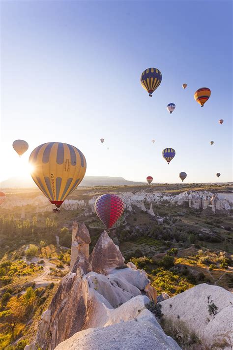 Hd Wallpaper Aerial Photography Of Hot Air Balloons Cappadocia