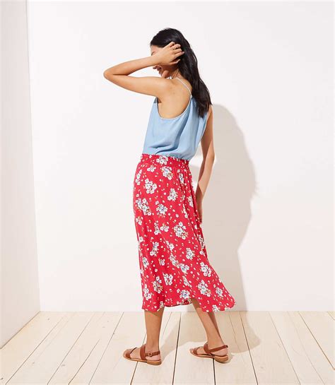 Floral Smocked Maxi Skirt | LOFT | Skirts, Fashion, Maxi skirt