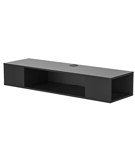 Fitueyes Floating Tv Stand Shelf Wall Mounted Entertainment Center