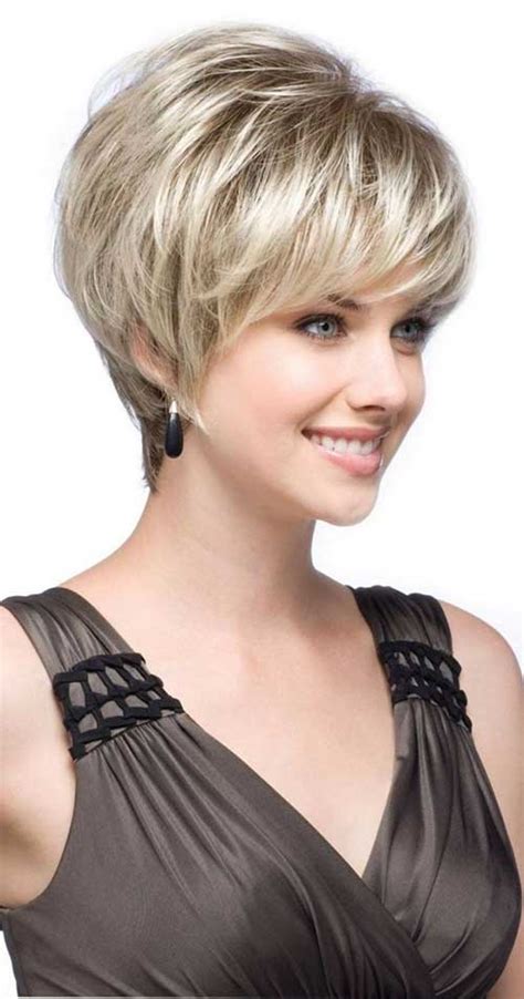These are some of my favorite looks! Short hairstyles with bangs for thick hair | Hair Style ...