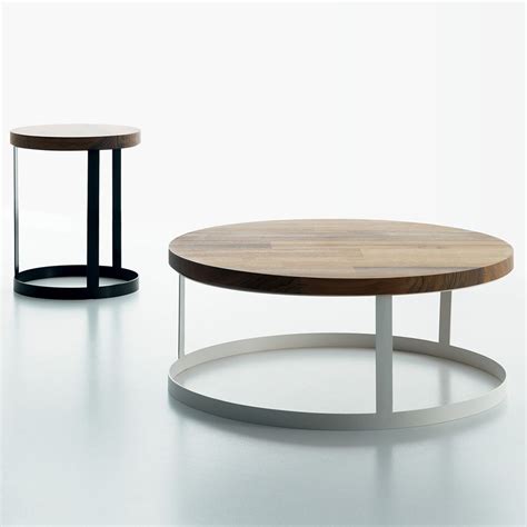 The industry standard for coffee furniture is between 15 and 17 inches wide high, approximately the height of the sofa seat. Zero - Miniforms coffee table in metal, with wooden top ...
