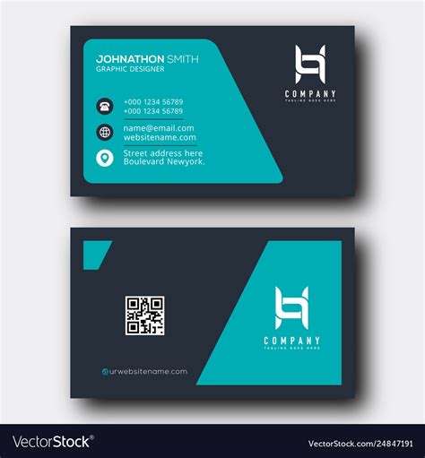 Best Business Card Designs Royalty Free Vector Image