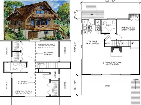 Swiss Chalet Architecture Floor Plan