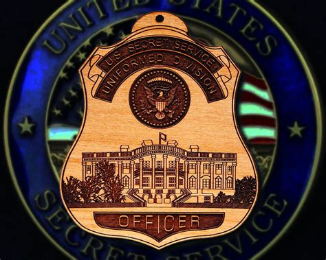 Us Secret Service Badge Or Patch Ornament