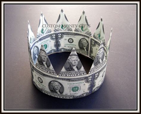 How To Fold A Dollar Bill Into A Crown Dollar Poster