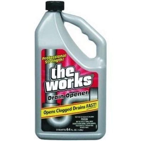 The Works Drain Opener Professional Strength 64 Fl Oz Reviews 2021