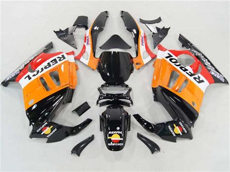 The first model of the cbr600f was sold from 1987 to 1990 and is known in the us as the hurricane. 1991-1994 Honda CBR 600 F2 Black Orange Red white Fairings ...
