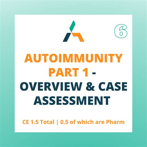 06 Autoimmunity Part 1 Overview And Case Assessment Consult Dr Anderson