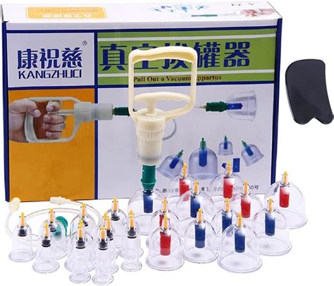 Buy Cupping Therapy Sets 24 Cups Professional Chinese Acupoint Cupping Therapy Set With Vacuum