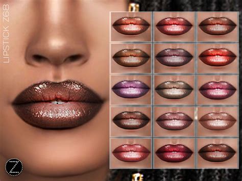 Lipstick Z68 By Zenx At Tsr Sims 4 Updates