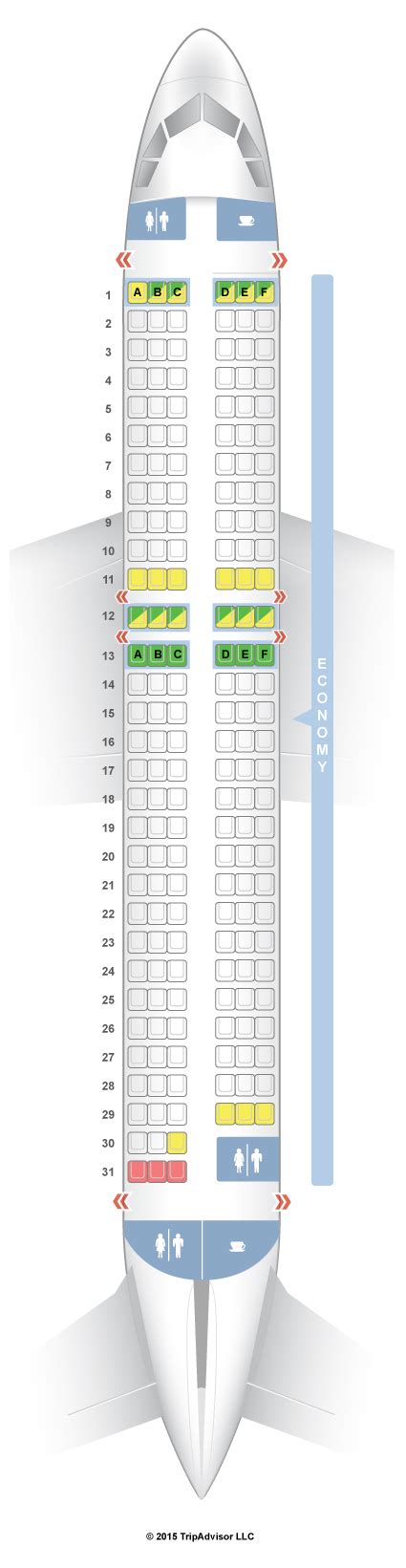 Seatguru Seat Map Easyjet Airbus A320 320 V1