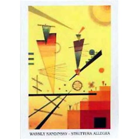 Vassily Kandinsky Poster Reproduction Structure Joyeuse 1926 Iii 70