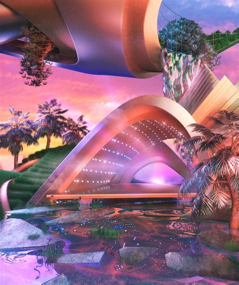 Dreamscapes On Behance Retro Futurism Dreamscape Architecture