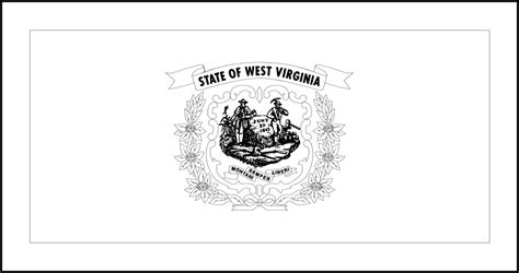 Free Printable West Virginia State Flag And Color Book Pages 8½ X 11
