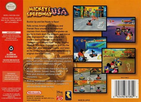 Mickeys Speedway Usa Box Shot For Nintendo 64 Gamefaqs