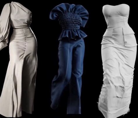 Fashion Designer Showcases The Future Of The Runway With 3d Models