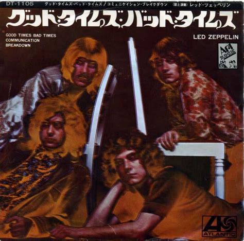 Led Zeppelin Good Times Bad Times Japan Focus Band Led Zeppelin