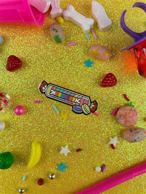 Smarties Candy Enamel Pin Rocket Candy Pin Og Variant 90s Etsy