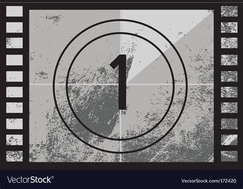 Film Countdown Number Royalty Free Vector Image Ad Number